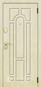 Входная дверь из МДФ с двух сторон №312 - фото №1