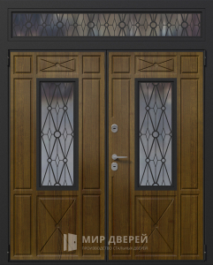 Дверь большого размера по индивидуальному проекту №36 - фото вид снаружи