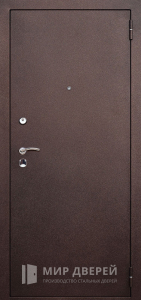 Входная металлическая дверь эконом класса №5 - фото вид снаружи