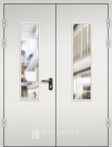 Входная подъездная дверь металлическая №21 - фото вид изнутри