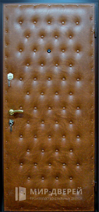Дверь с ламинированной панелью и винилискожей №10 - фото вид снаружи
