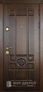 Входная дверь в частный дом с терморазрывом №4 - фото вид снаружи