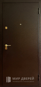Дверь входная металлическая утепленная №10 - фото вид снаружи