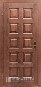 Наружная дверь в частный дом №4 - фото вид изнутри