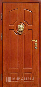 Входная дверь из МДФ для частного дома №215 - фото №2