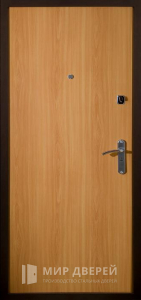 Тёплая уличная дверь в частный дом №2 - фото вид изнутри