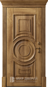 Металлическая дверь с эксклюзивным дизайном в офис №18 - фото вид изнутри