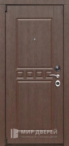 Тёплай наружная дверь металлическая №6 - фото вид изнутри