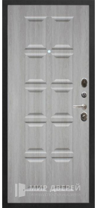 Входная металлическая дверь для частного дома №35 - фото вид изнутри