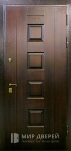 Входная дверь из массива дуба №3 - фото вид снаружи