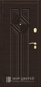 Стальная дверь с МДФ входная №204 - фото вид изнутри