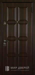 Наружная дверь современная в дом №15 - фото вид снаружи