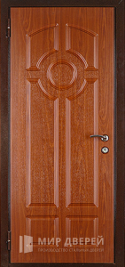 Металлическая дверь МДФ панели под имитация бруса №100 - фото №2