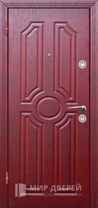 Железная дверь входная в квартиру МДФ №384 - фото №2