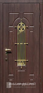 Железная входная дверь ковка №6 - фото вид снаружи