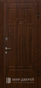 Стальная дверь с МДФ панелью для деревянного дома №27 - фото №1