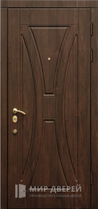 Наружная дверь с МДФ для деревянного дома №3 - фото вид снаружи
