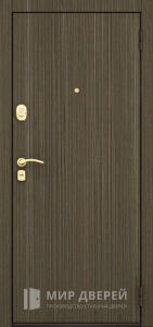 Входная металлическая дверь ламинат №37 - фото вид снаружи