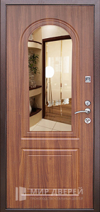 Дверь металлическая однопольная 900х2100 №13 - фото вид изнутри