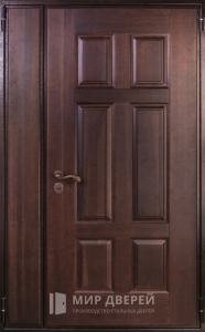 Дверь металлическая распашная №20 - фото вид снаружи