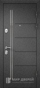 Сварная дверь из металла на заказ №19 - фото вид снаружи