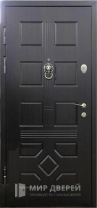 Дверь металлическая уличная входная с защитой от промерзания №10 - фото вид изнутри
